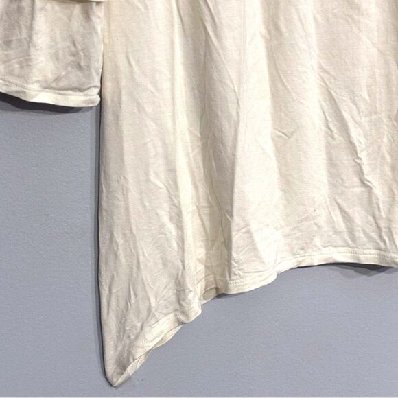 Relativity | Women’s Cream Bell Sleeve Tunic Boho Embroidery and Lace Bl… - Picture 5 of 11